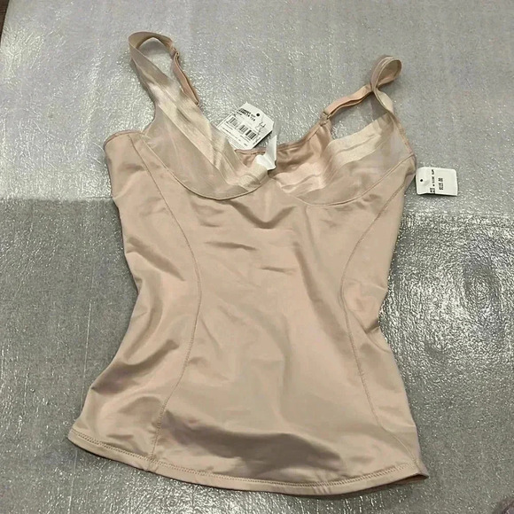 [XL]Janira Corset-Up Esbelta 914  Dune Camisole with Side Support - Picture 7 of 10